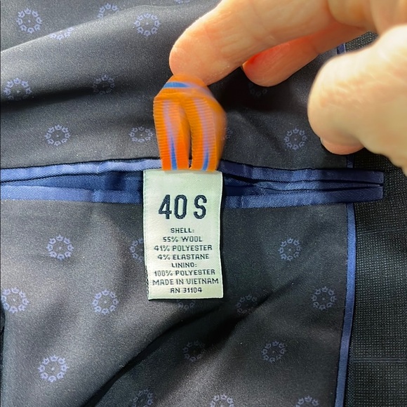 Men’s Navy Dress Suit by Crown and Ivy - Picture 9 of 14